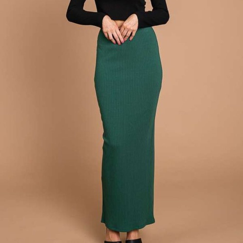 Maxi Skirt with Back Slit